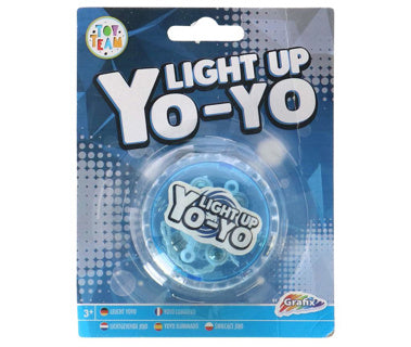 Groupe d'artisanat créatif yo-yo avec lumière - bleu