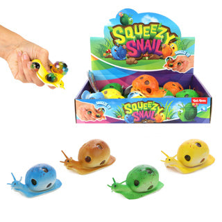 Toi-toys presse l'escargot avec des balles
