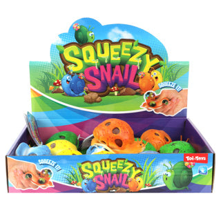 Toi-toys presse l'escargot avec des balles