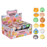 Kawaii cuties squishy mochi animaux 12 asst | 36 pièces