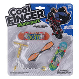 No Brand Finger Skateboard avec scooter assorti | 6 pièces