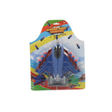 Avion de tir d'alerte avec fléchettes en mousse 3 assortis | 3 pièces
