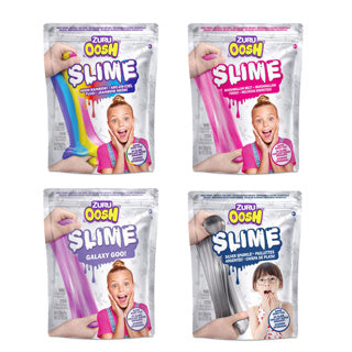 Zuru oosh smart slime grand sac (1000 g) assorti | 4 pièces