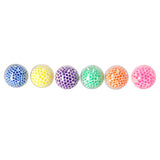 Boule rebondissante cristal de neige 6 assortis | 12 pièces