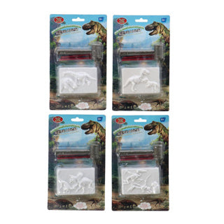 Fossile de Dino creusant 4 assortis | 8 pièces