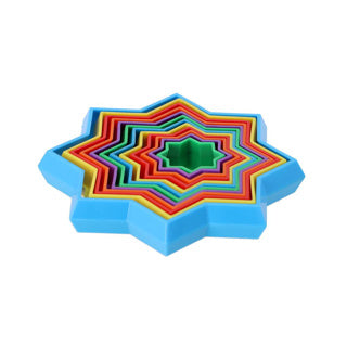Fidget étoile magique 3d assorti | 5 pièces
