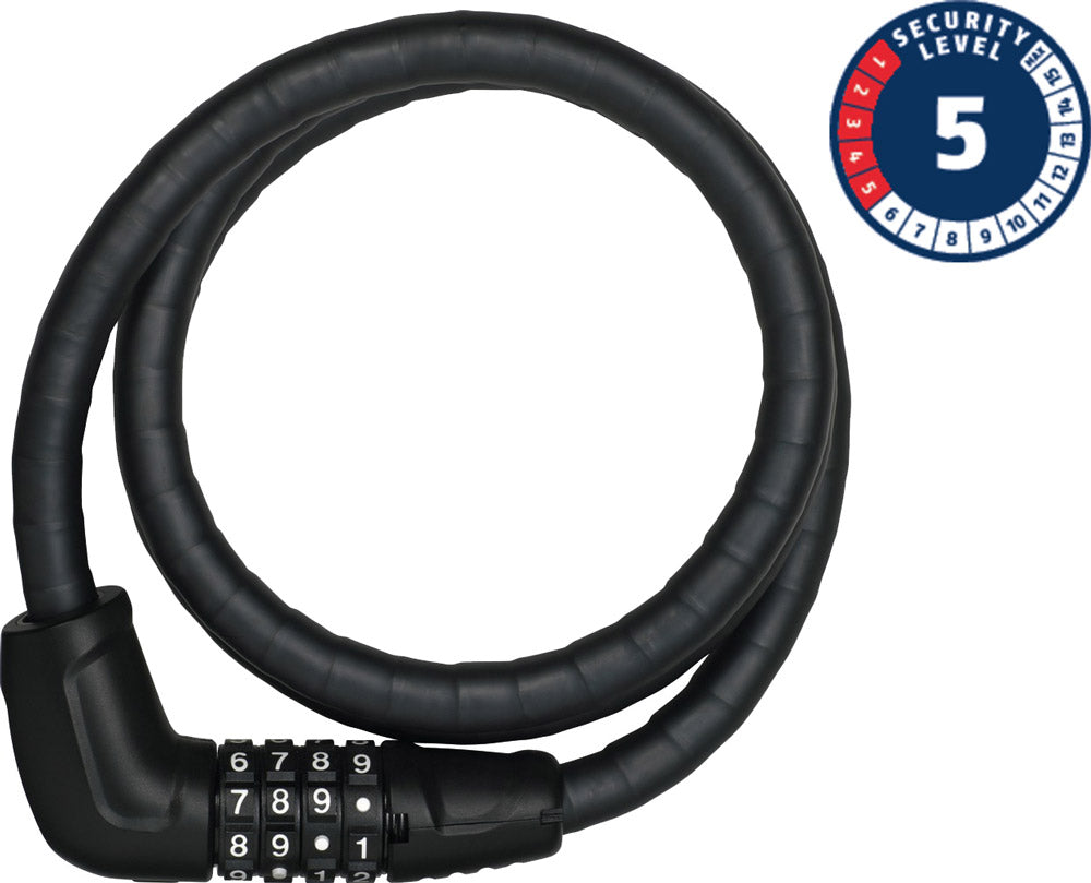 Antivol à câble spiralé Abus tresorflex 6615c 120 15 scll