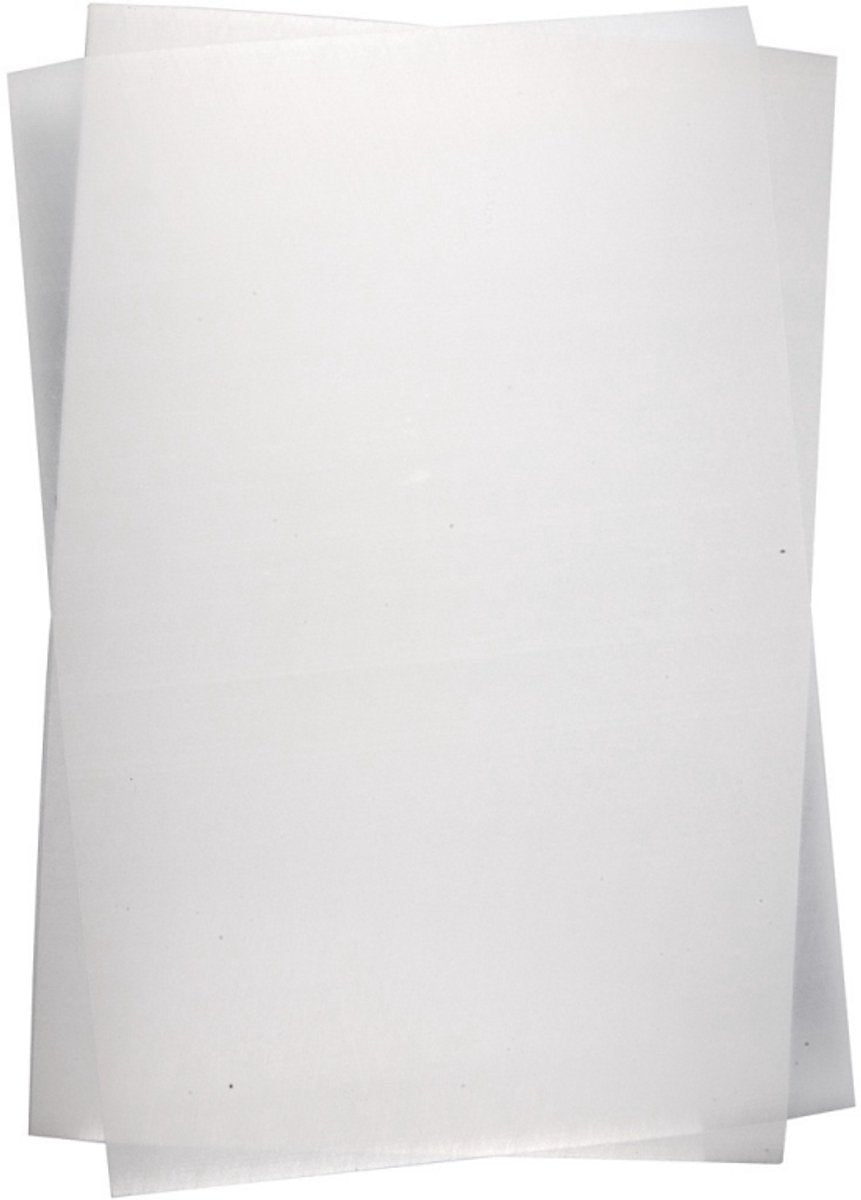 Société créative https : www.ccobby.nl feuilles-rétractable-foil-sheet-20x30-cm-thickness-0-3-mm-matt-transparent-10-sheet-1-box
