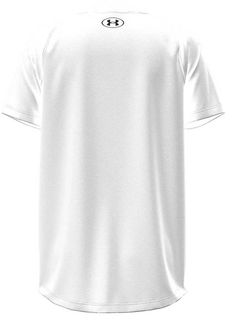 Under armour ua tech 2.0 ss-wht chemise de sport pour garçons - blanc - noir