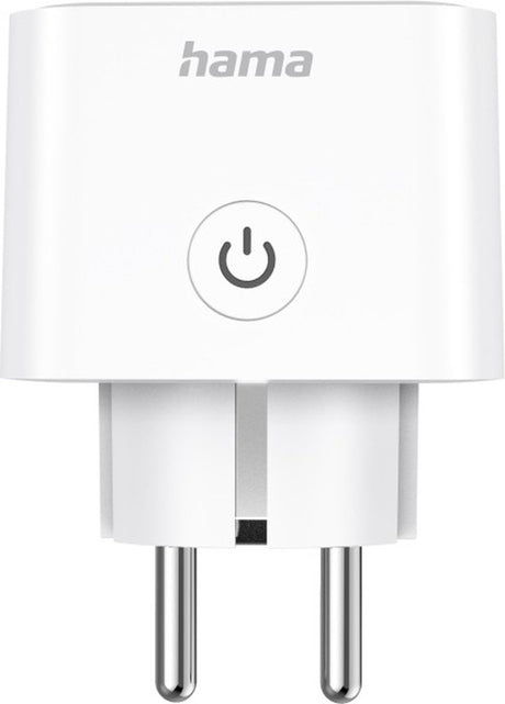 Prise WiFi intelligente Hama - 3680w - matière - avec compteur d'énergie - blanc