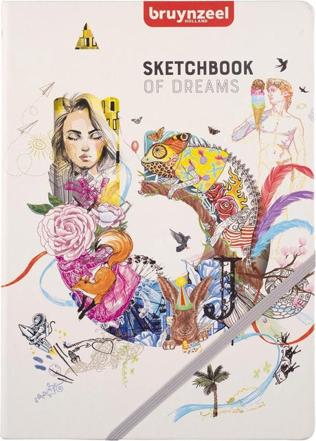 Bruynzeel creatives carnet de croquis a4 140 g m 80 feuilles