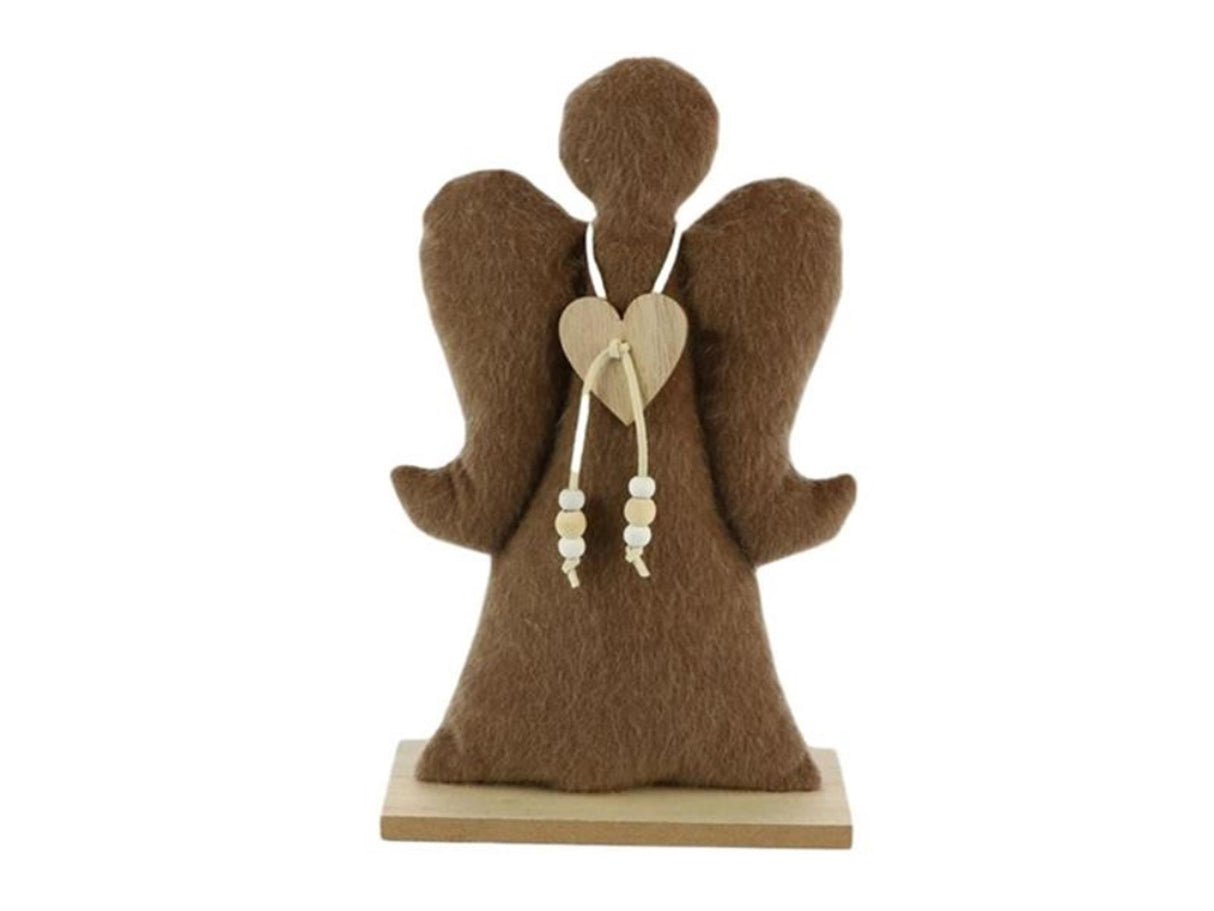 Hbx statue vivante naturelle ange textile 15,5x6x25,5cm