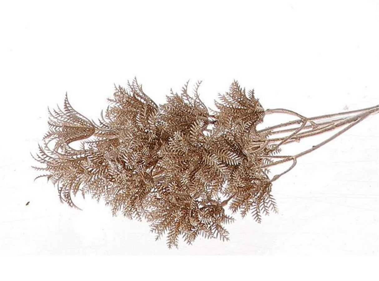 Hbx natural living branche artificielle clématite h74,5cm champagne