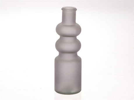 Hbx natural living vase gina ø7x22cm anthracite mat