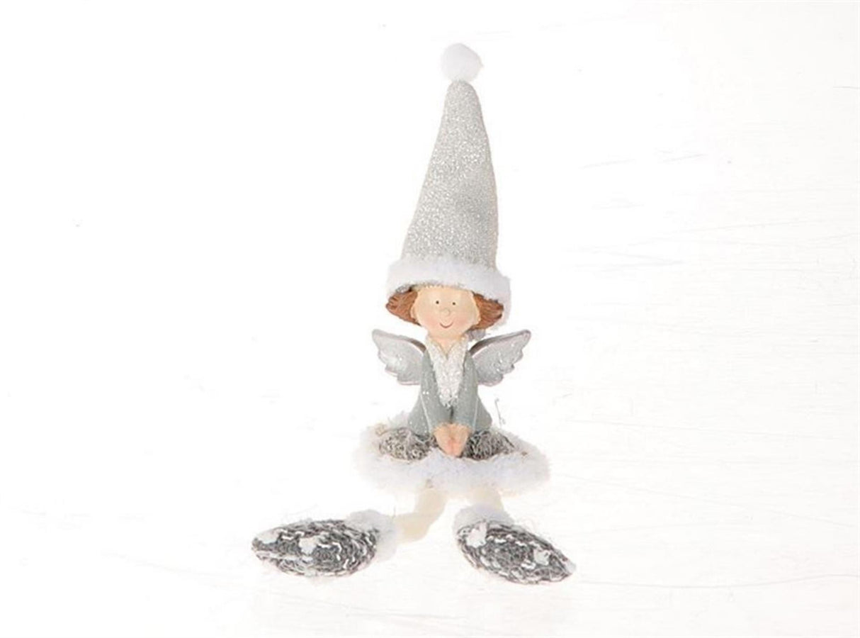 Hbx statue vivante naturelle ange avec jambes pendantes h23cm