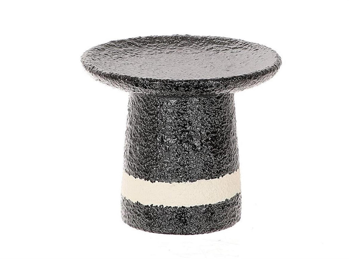 Bougeoir naturel Hbx pour bougie pilier dia12x10,5 cm