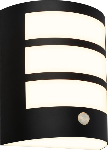 Briloner - Applique LED à batterie - tactile - minuterie - noir - batterie remplaçable - circuit imprimé remplaçable - 18 x 15 x 7 cm - noir