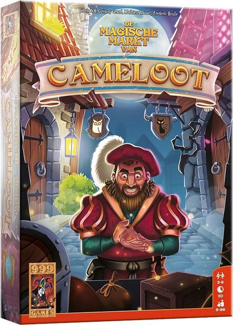 999games 999 games - de magische markt van cameloot - kaartspel - semi-coöperatief