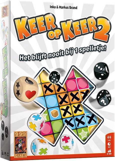 999games 999 jeux - 2 encore et encore - jeu de dés - avec de nouveaux dés et options - jeu de société - jeu familial - petit cadeau