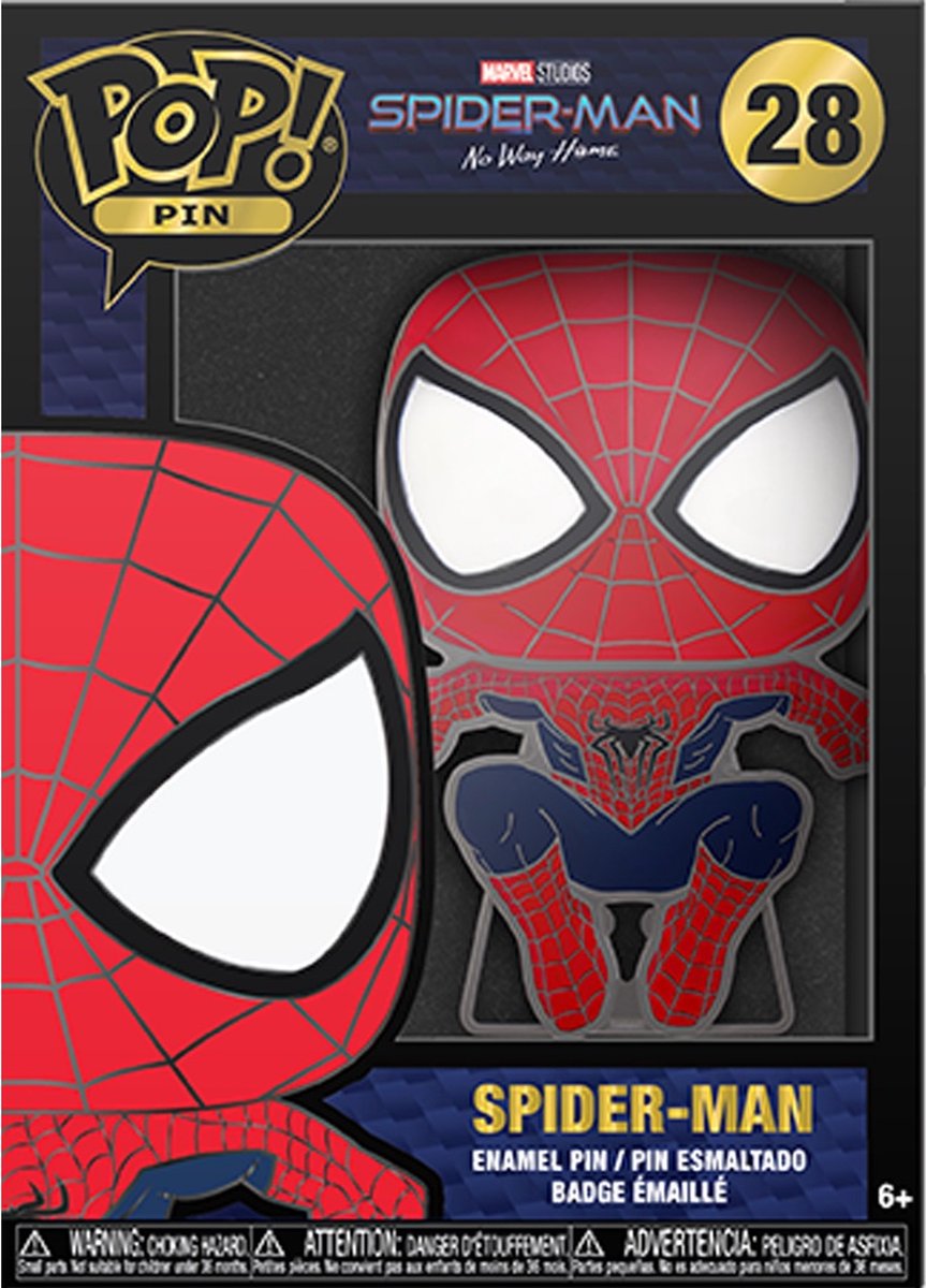 Funko Spiderman-pop! épingle en émail Andrew Garfield 10 cm - multicolore