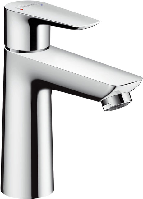Hansgrohe talis e - mitigeur de lavabo - commande à levier unique - démarrage à froid à économie d'énergie - sans vidage - taille 110 mm - chrome