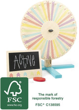 Small foot - roue de la fortune en bois, 4 pcs.