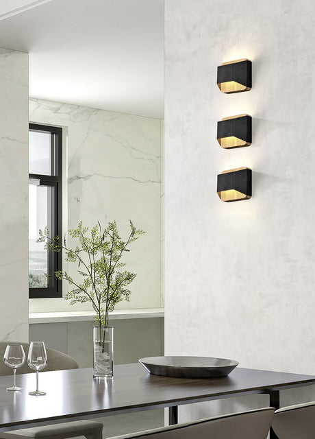 Trio arino - applique - noir mat - incl. 1x SMD 4,3 W - source lumineuse Osram - éclairage haut et bas - dimmable avec interrupteur - montage mural - source lumineuse non remplaçable