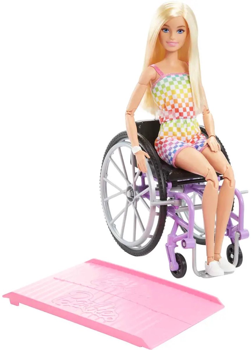 Fauteuil roulant Barbie fashionista - poupée de mode