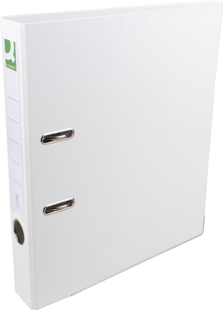 Classeur Q-connect, pour ft A4, entièrement en pp, dos de 5 cm, blanc