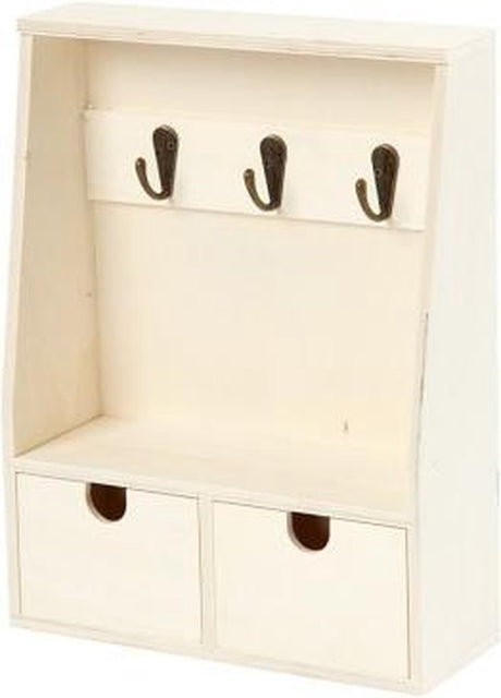 Armoire à clés Creativ company, h : 28,5 cm, p : 5-8 cm, l : 22 cm, 1 pièce