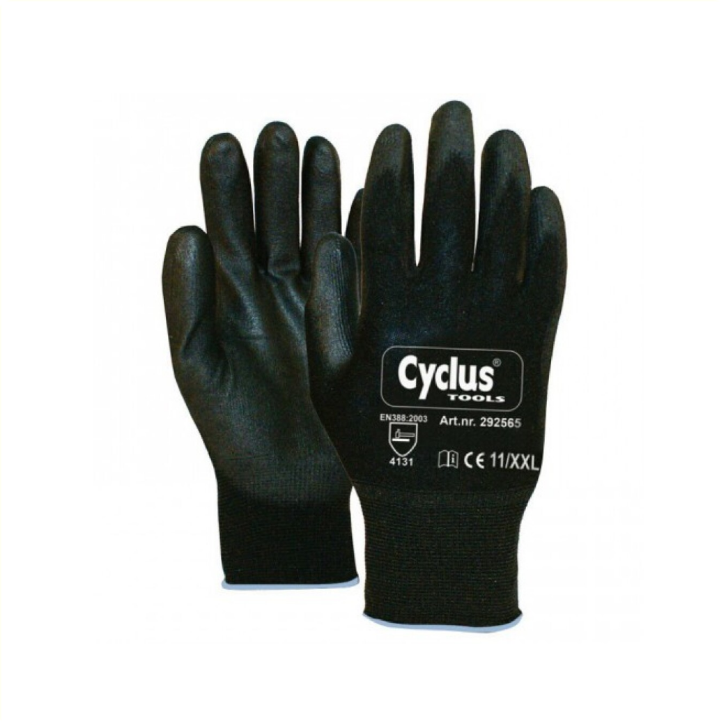 Cycplus Work Gloves Pu-Flex XXL (11) Černé