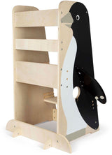 Small foot - tour d'apprentissage en bois pingouin vie sauvage, 92cm