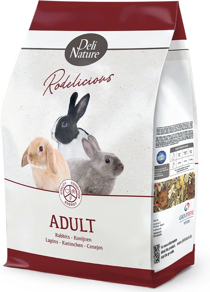 Deli nature rodelicious lapins adultes 2,5 kg