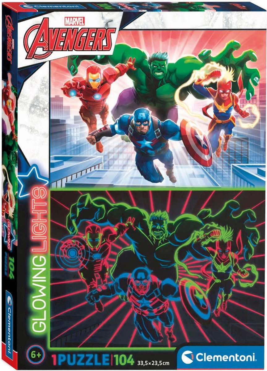 Clementoni pzl 104 brillant - Marvel Avengers