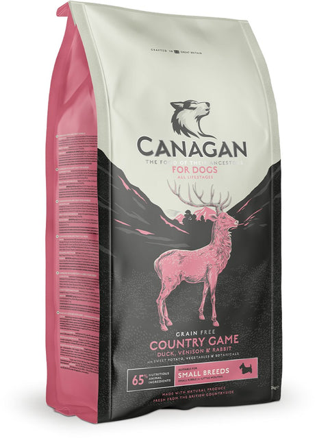 Série Canagan - nourriture sèche pour petits chiens - venaison - ingrédients de haute qualité - contient du canard