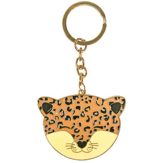 Aucune marque porte-clés faune léopard | 6 pièces