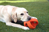 Happy Pet Grubber Interactive Football Orange