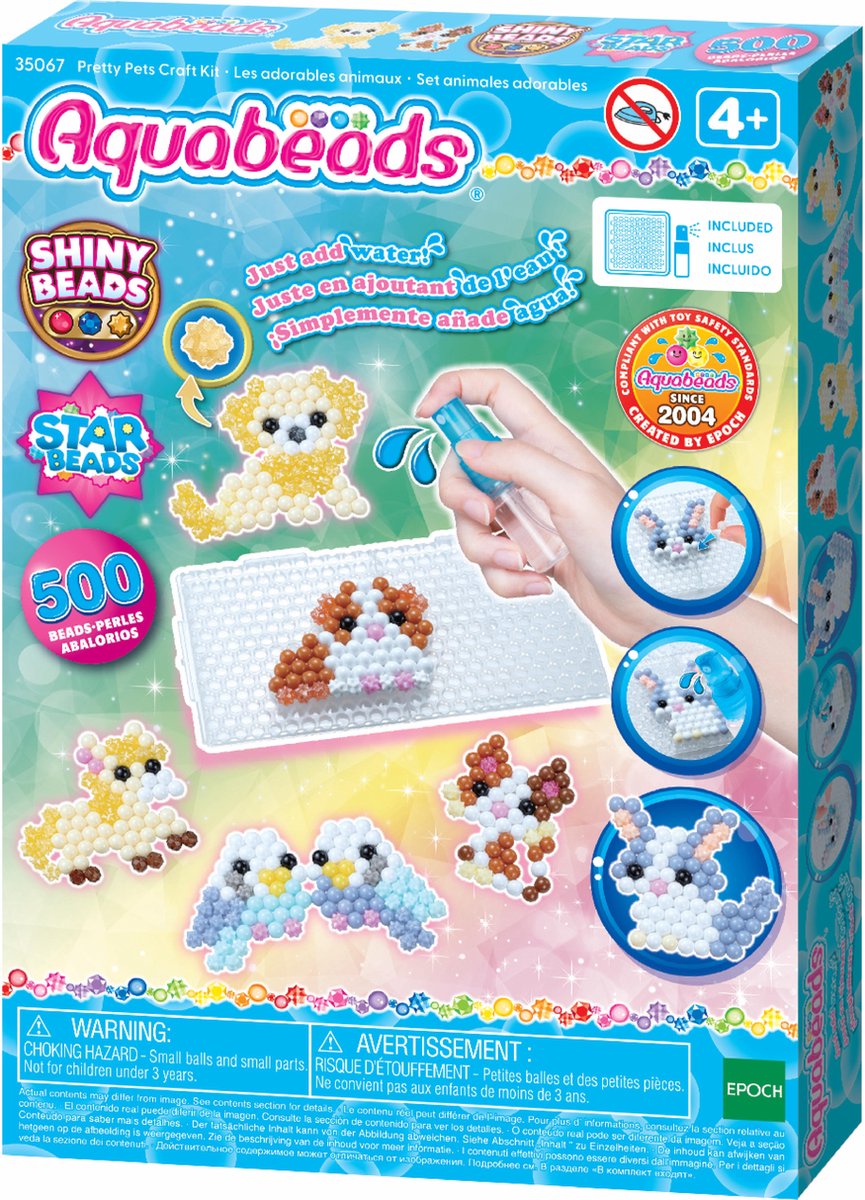 Ensemble d'animaux mignons Aquabeads