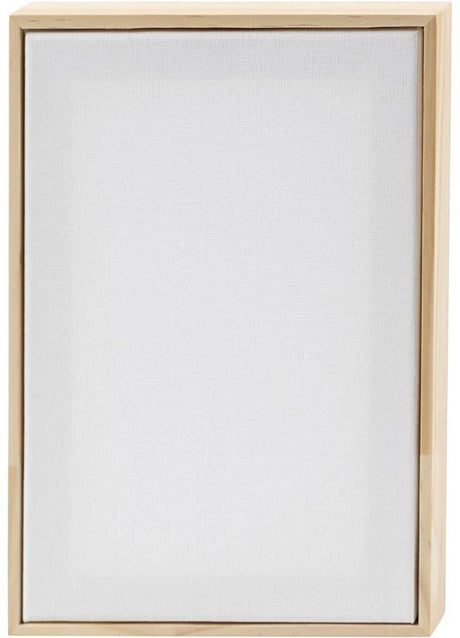 Creativ company Toile tendue avec cadre, dim. 15,8x23,8 cm, 280 g, blanc, 10 pièces 1 boîte