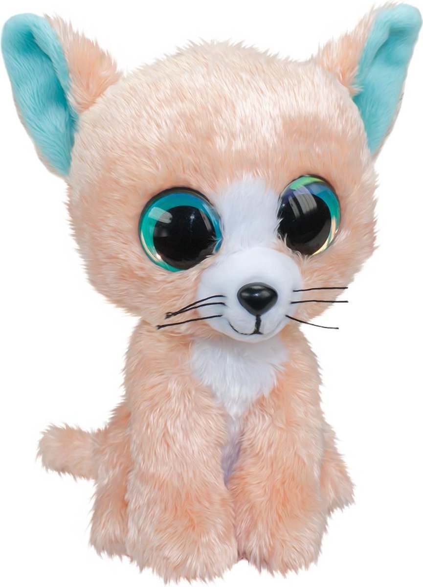 Peluche Lumo stars - chat pêche, 24cm