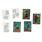 Cartes holographiques Kidz brainrot + tatouages ​​| 15 pièces