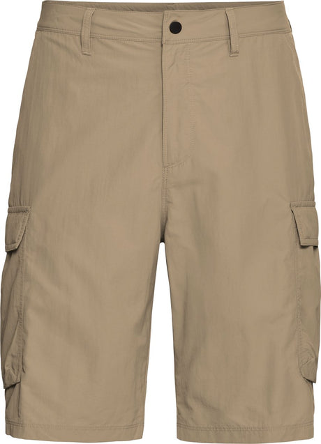 Jack wolfskin duneland cargo shorts m pantalon d'extérieur pour hommes-bois noisette