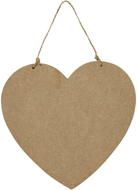 Coeur d'entreprise Creativ, dim. 18,5x19,5 cm, épaisseur 5 mm, 1 pièce