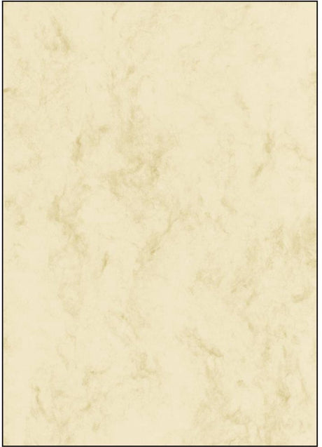 Papier design Sigel a4 - beige marbré - 200 grammes - 25 feuilles - si-dp191