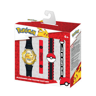 Coffret cadeau montre Accutime Pokémon - 4 pcs.