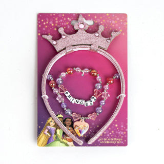 Ensemble de bijoux bandeau princesse disney | 2 pièces