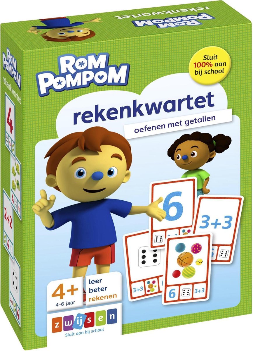 Zwijsen romppompom quatuor arithmétique 4+