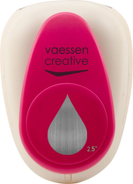 Vaessen creative pons - figuurpons - druppel - 4,2 x 6,4 cm