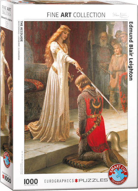Eurographics - la cérémonie de chevalerie [la distinction] - Edmund Blair Leighton - 1000 pièces 48×68cm (l×h) - puzzle d'art