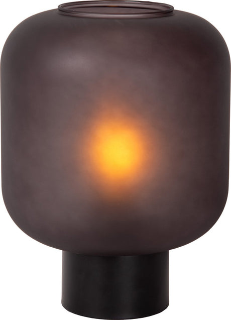 Lucide eloise - lampe de table - ø 21 cm - 1xe27 - noir